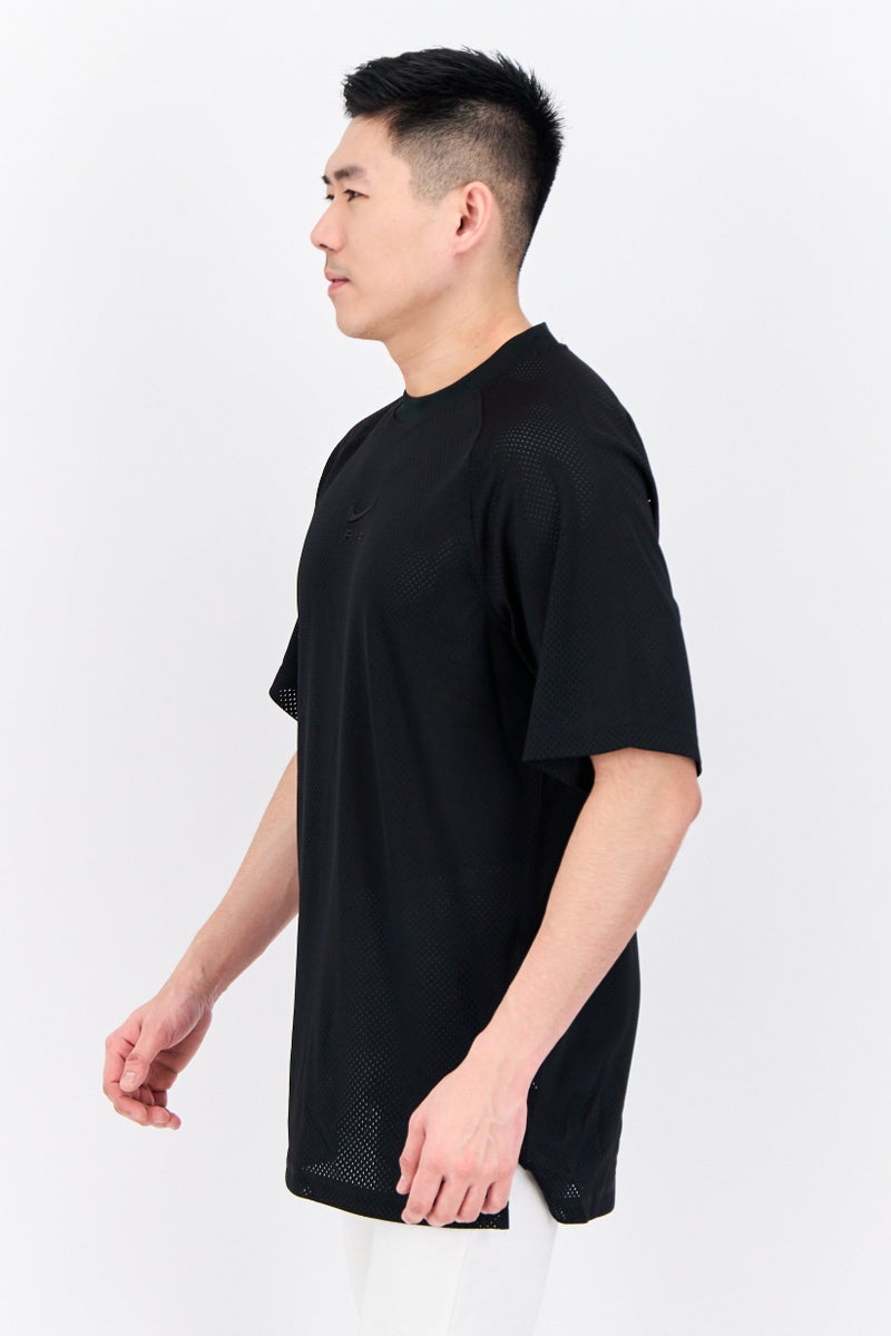 Nike Men Sportswear Fit Short Sleeves Training T-Shirt, Black - Image 2